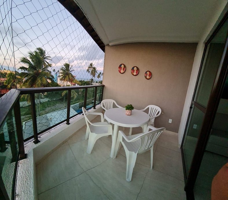 Aloha Residence - 40m do mar - 3 qtos (102 - bloco 2)